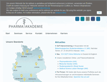 Tablet Screenshot of pharmaakademie.com